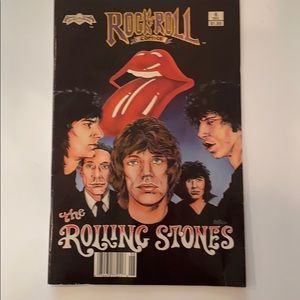 1989 Rock n Roll Rolling Stones Comic